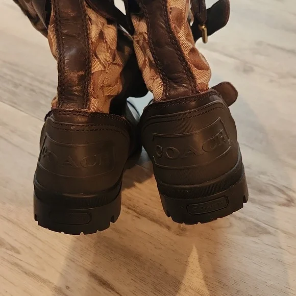 Coach Signature Snow/Rain Boots - Picture 6 of 9